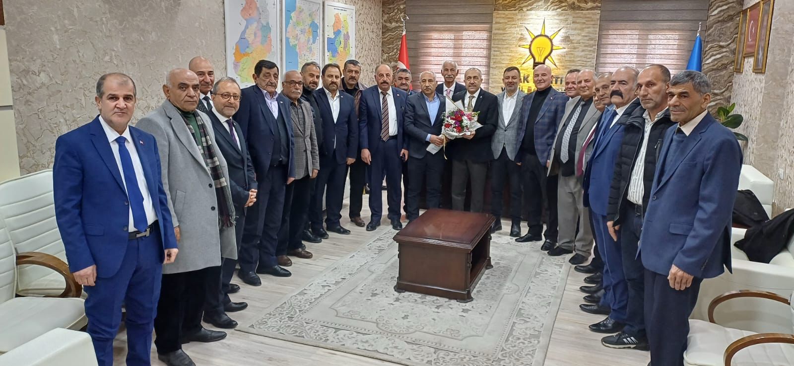 Cumhur İttifakı ortağı MHP heyeti, AK Parti Van İl Başkanı