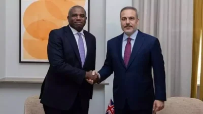 Dışişleri Bakanı Hakan Fidan, Birleşik Krallık Dışişleri Bakanı David Lammy