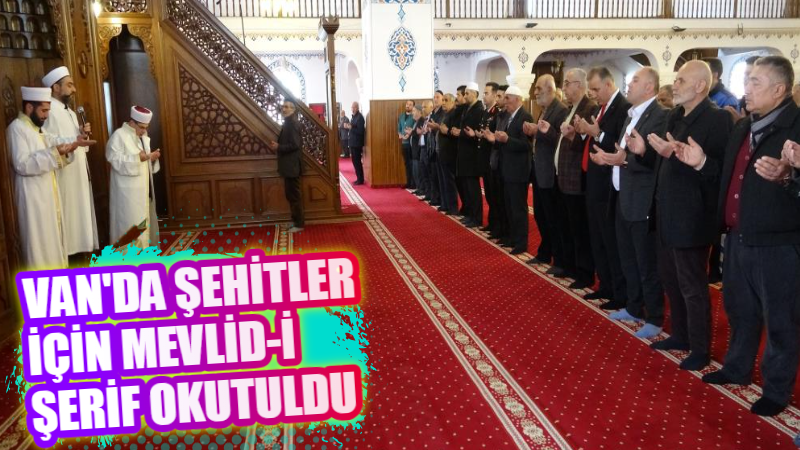 Van'da '18 Mart Çanakkale Zaferi ve Şehitleri Anma Günü' dolayısıyla