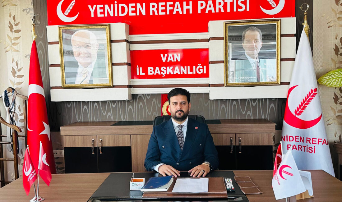 Yeniden Refah Partisi İl Başkanı değişti.  Mevcut Başkan Nayif