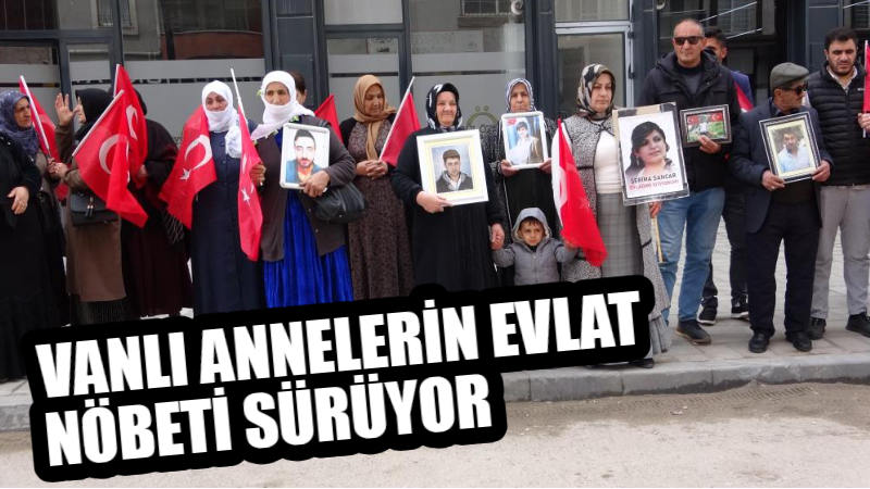 Van'da terör örgütü PKK tarafından çocukları dağa kaçırılan ailelerin başlattığı