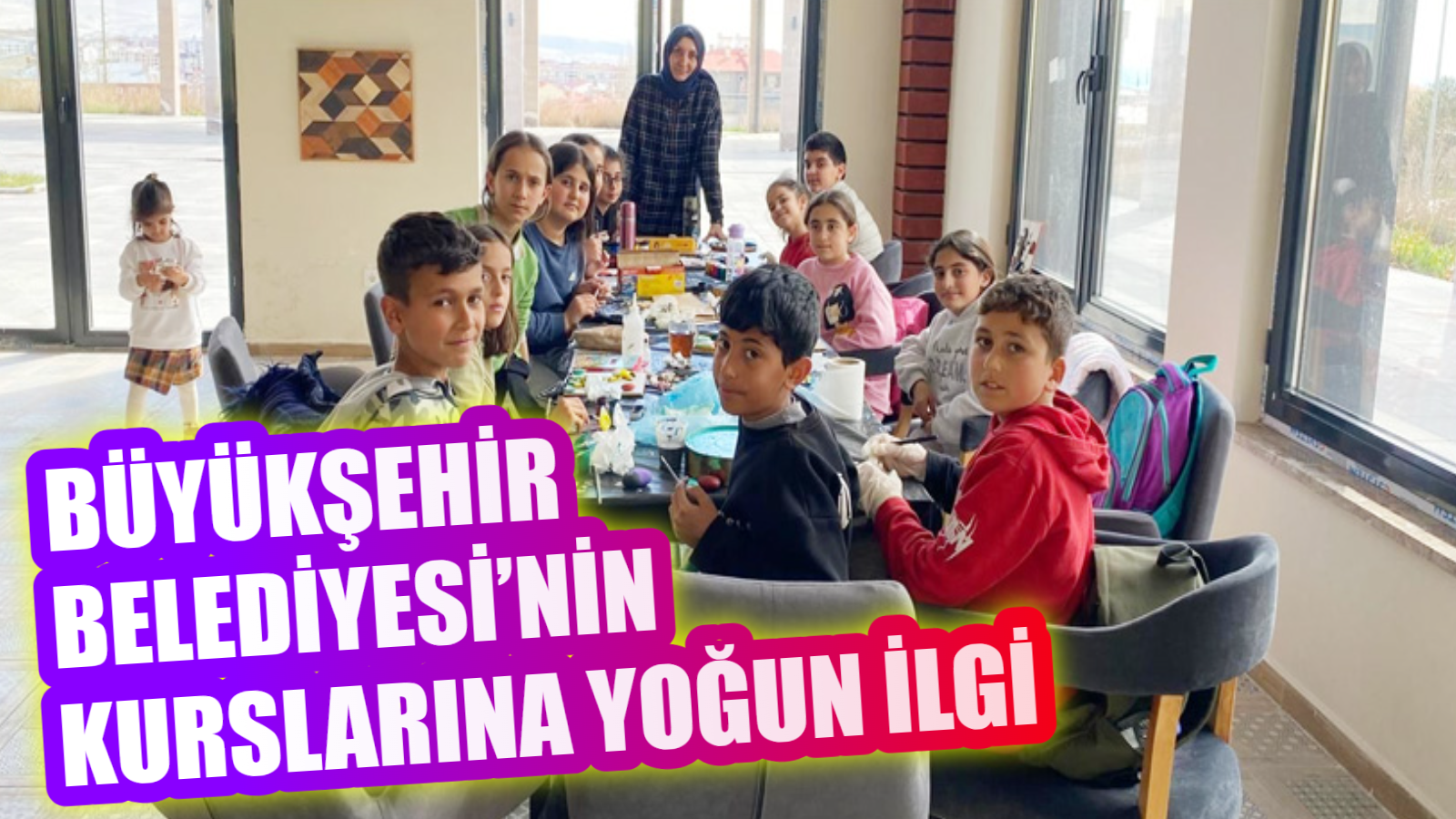 Van Büyükşehir Belediyesi tarafından Tuşba Millet bahçelerinde kadın ve çocuklara