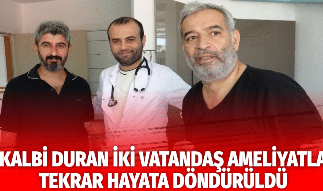 Van'da kalp krizi nedeniyle kalbi duran iki vatandaş, Lokman Hekim