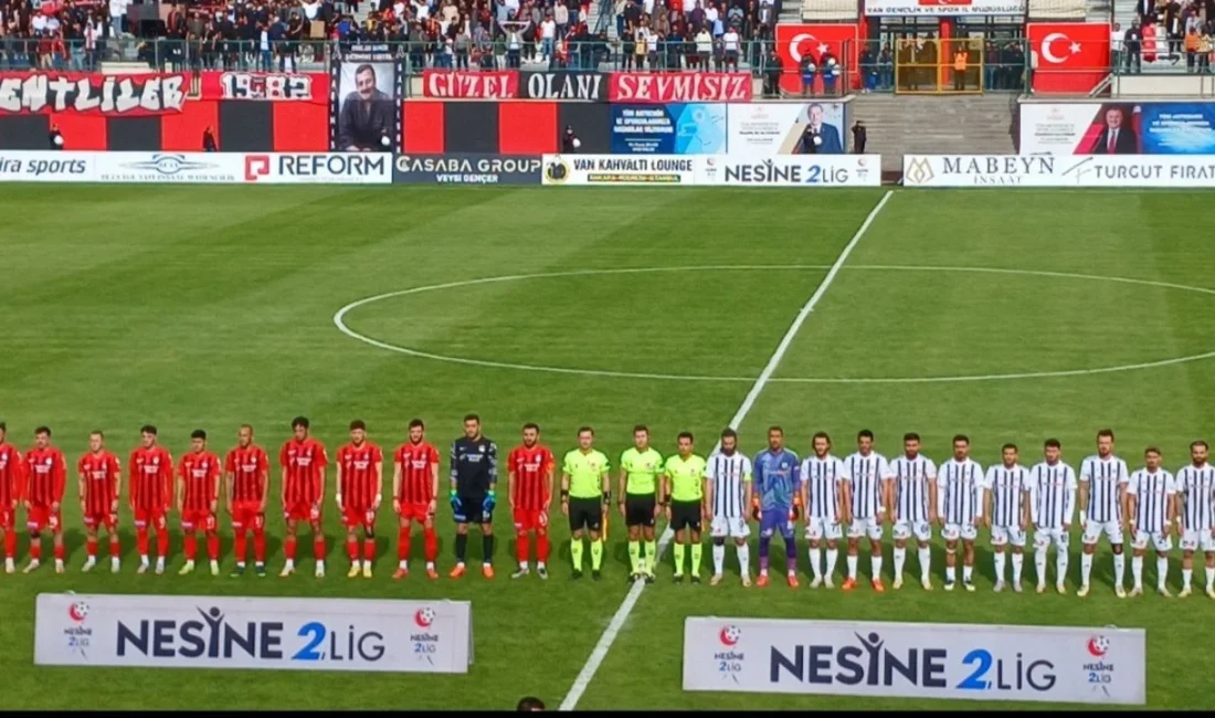 Play-off 2. Tur ilk maçında Van’da oynanan karşılaşmada Aksarayspor ile