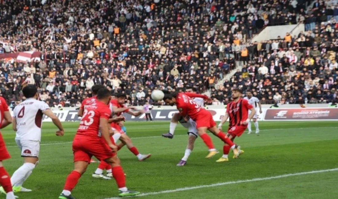 Play-off 2. tur rövanşında deplasmanda Aksarayspor'u 101. dakikada Erdem Seçgin'in