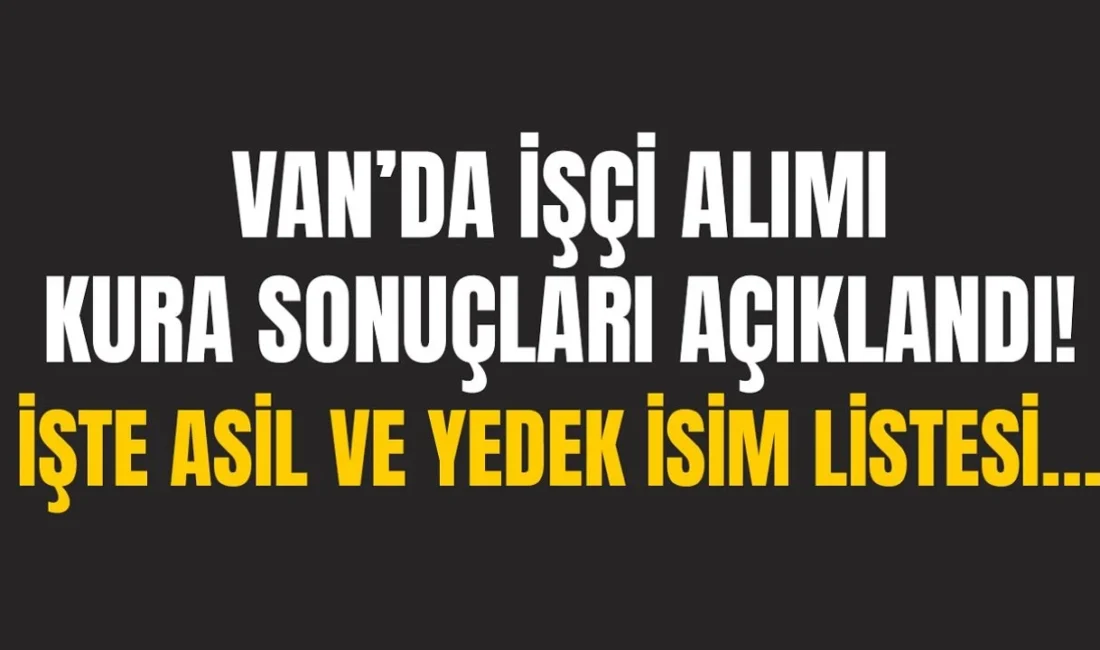 Van Gençlik ve Spor İl Müdürlüğü bünyesinde gerçekleştirilecek olan 191