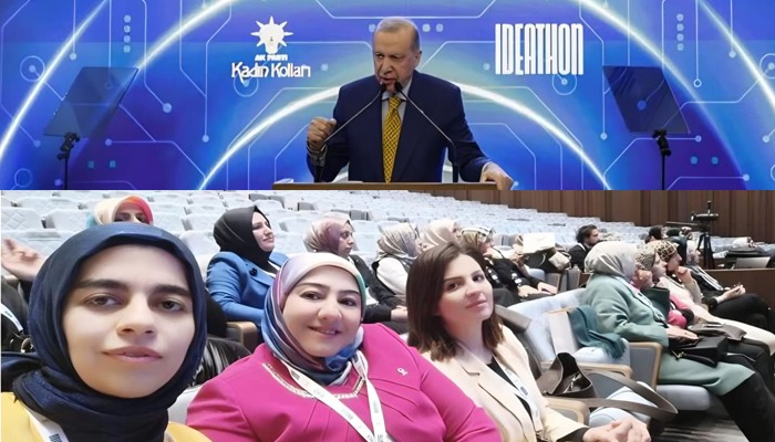 Ak Parti Genel Merkezi’nde, Kadın Kolları Başkanlığı tarafından ilk kez