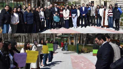 İpekyolu Kaymakamı Tufan Bağır Gilan, 62. Kütüphane Haftası kapsamında düzenlenen