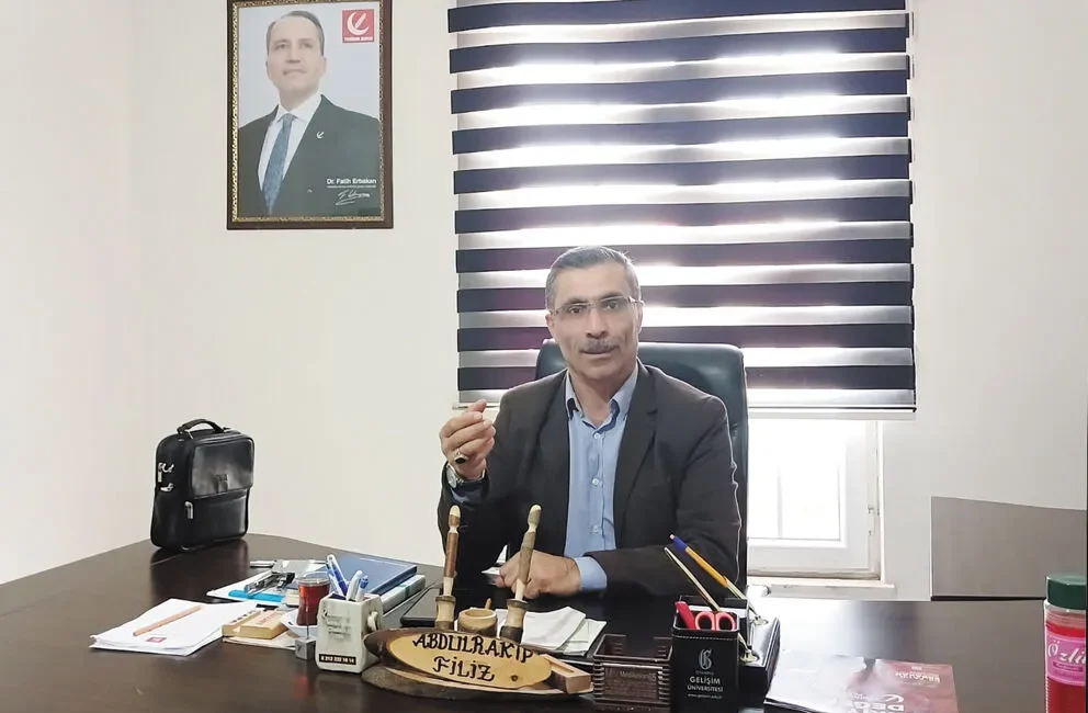 Yeniden Refah Partisi Edremit İlçe Başkanı Abdulrakip Filiz, son günlerde