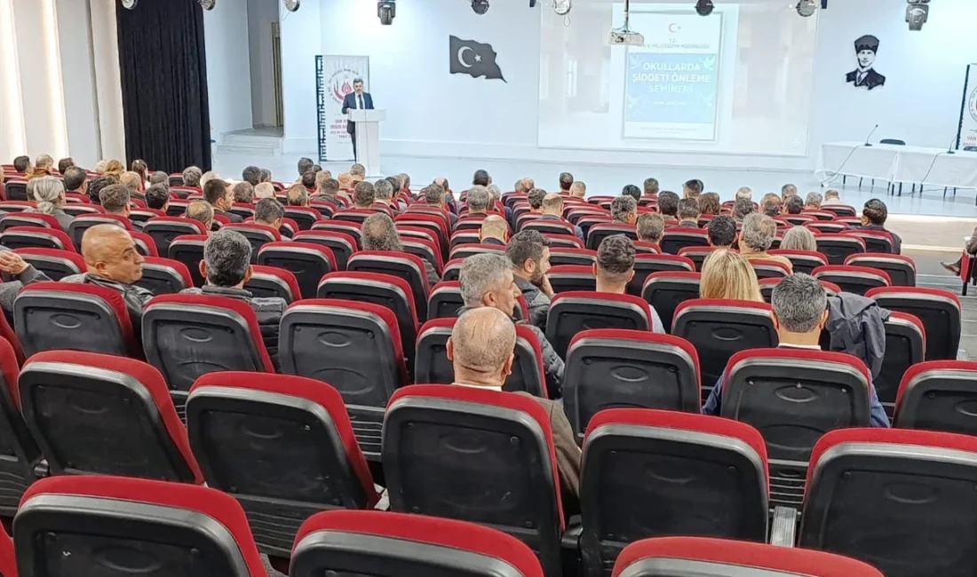 Van İl Millî Eğitim Müdürlüğü tarafından okullarda şiddeti önlemeye yönelik