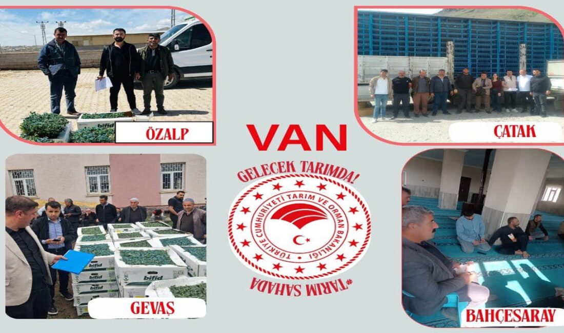 Van İl Tarım ve Orman Müdürlüğü tarafından, Tarımsal Üretimin Planlaması
