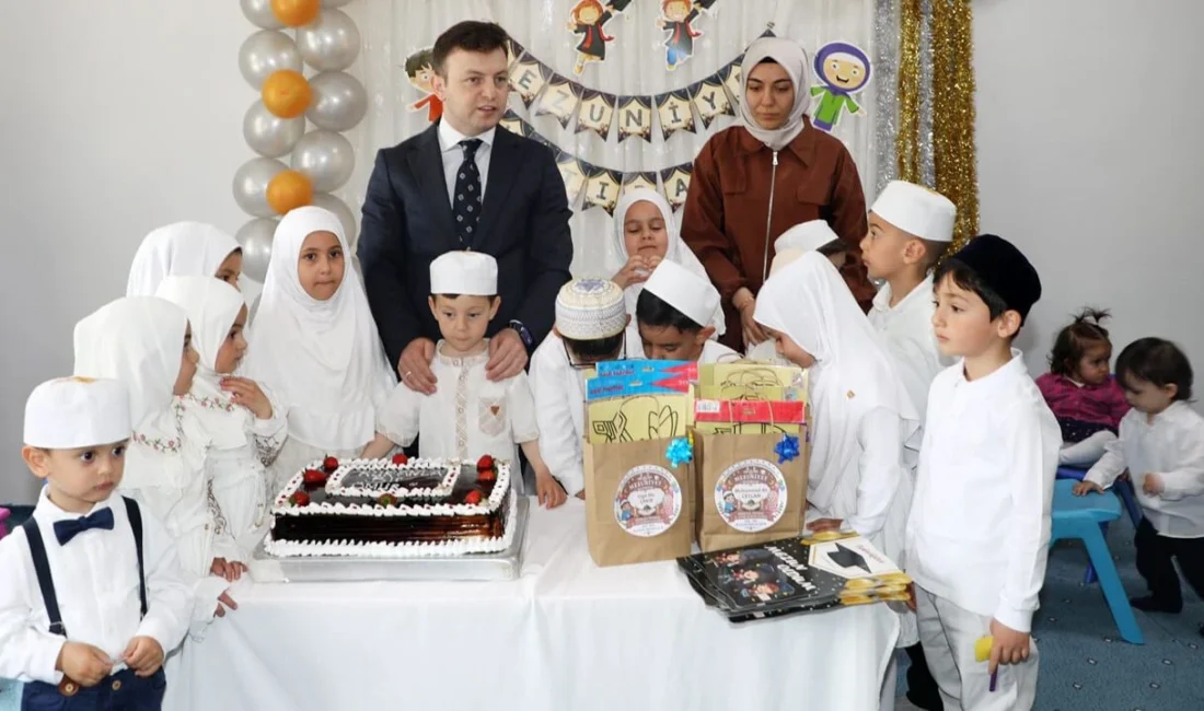 Van’ın Başkale ilçesinde ilçe müftülüğü bünyesinde eğitim gören 4-6 Yaş