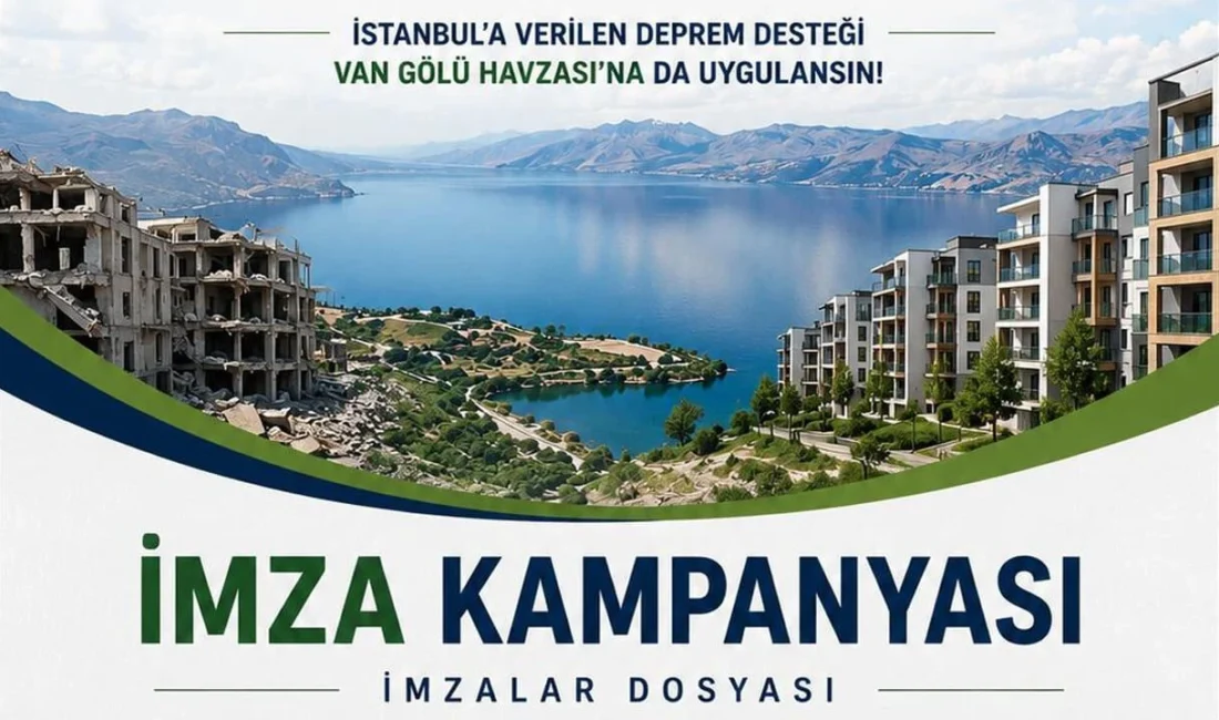 Vangölü Aktivistleri Derneği, Van ve Bitlis’te deprem dönüşüm desteği sağlanması