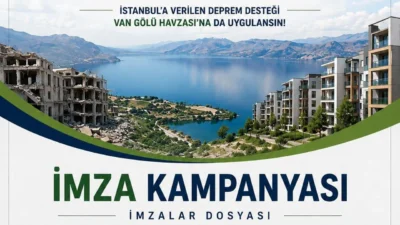 Vangölü Aktivistleri Derneği, Van ve Bitlis’te deprem dönüşüm desteği sağlanması