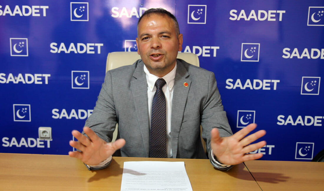 Saadet Partisi Van İl Başkanı Özay İlhan, son dönemde artan