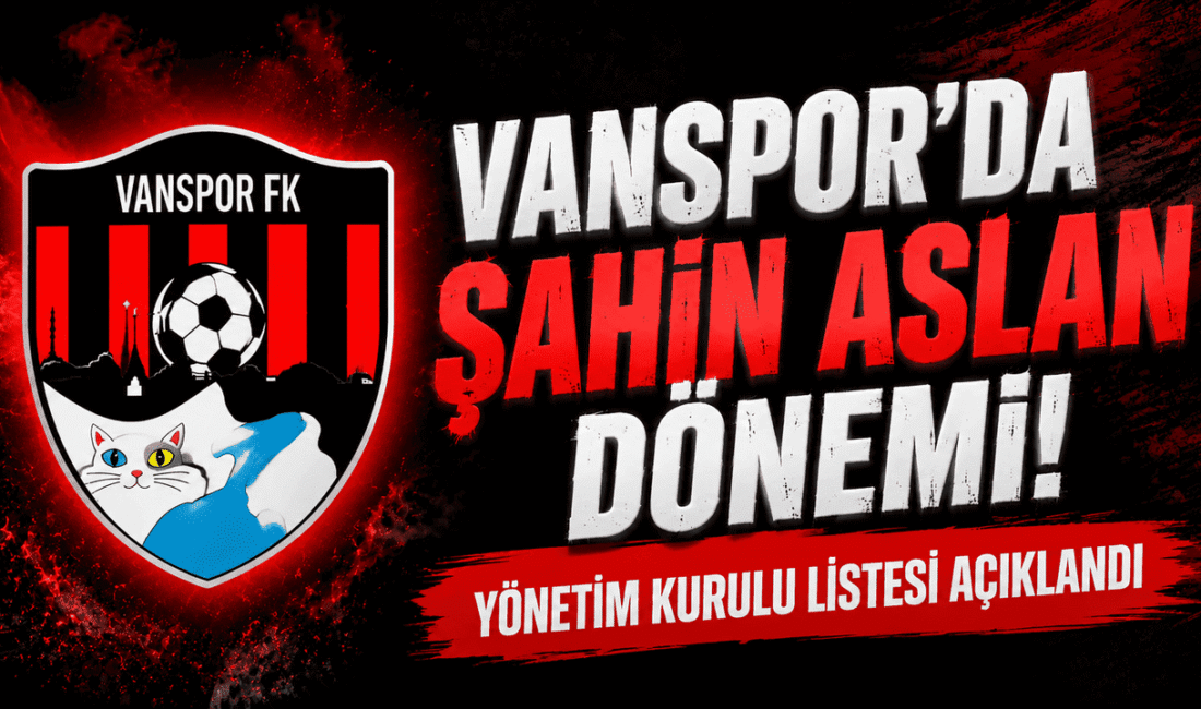 TFF 1. Lig'de mücadele eden Vanspor'da bugün gerçekleştirilen Olağan Seçimli