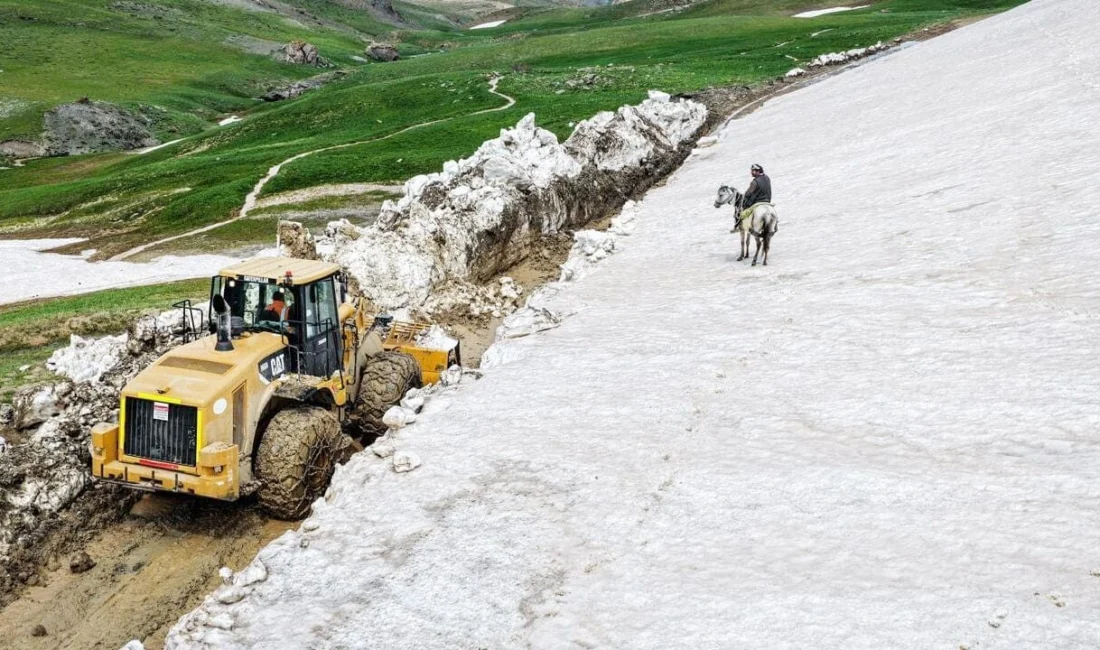 Van’da yaz mevsiminin etkisini göstermeye başladığı günlerde, yüksek rakımlı bölgelerde