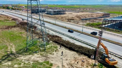 Van’da yapımı süren yeni otogar ve sebze hali kompleksinin altyapı