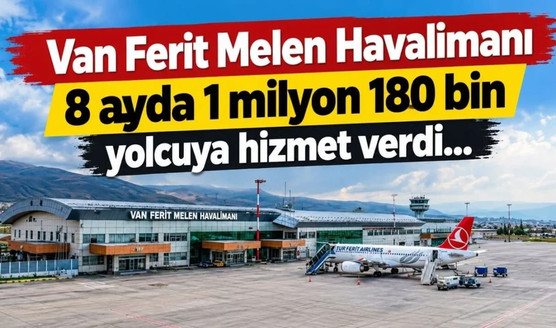 DHMİ tarafından açıklamam uçuş istatistiklerine göre, Van Ferit Melen Havalimanı’nda