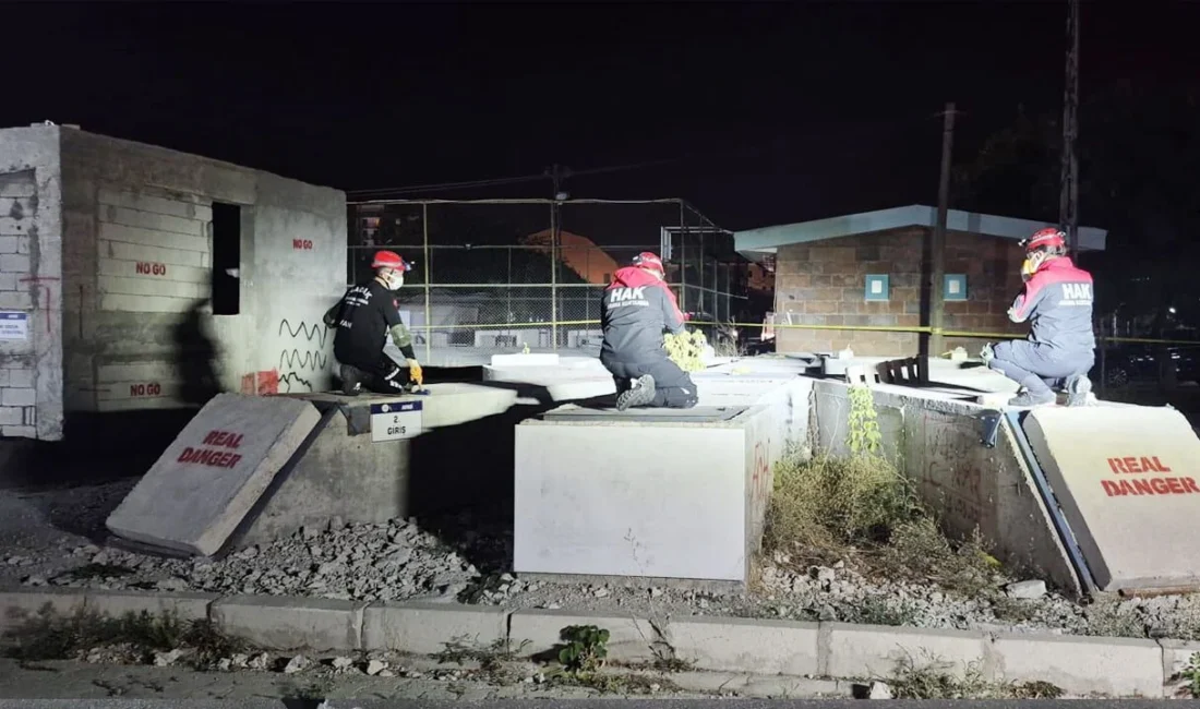 Van’da AFAD İl Müdürlüğü Eğitim ve Tatbikat Alanı’nda gerçekleştirilen IRNAP