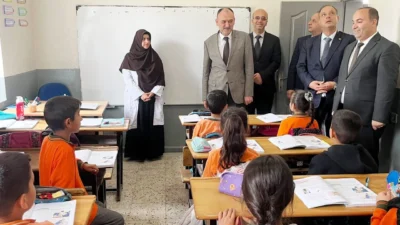 Van İl Milli Eğitim Müdürü Bilal Yılmaz Çandıroğlu, Çatakdibi İlkokulu
