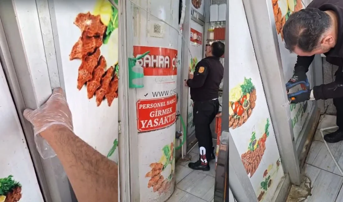 Van’ın İpekyolu ilçesinde demir bloğunun içinde mahsur kalan kuş, itfaiye