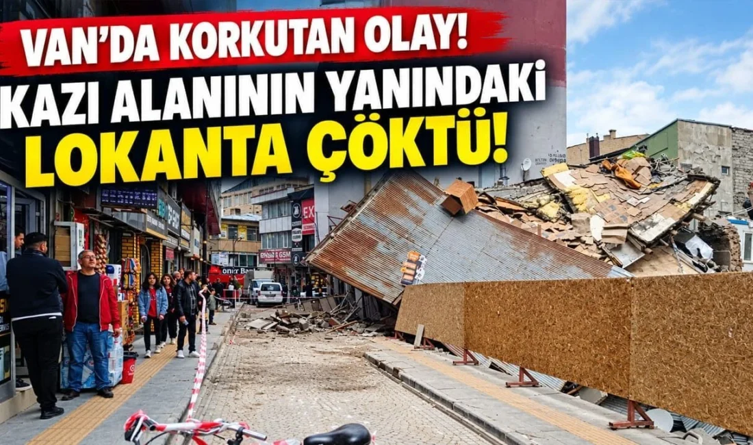 Van’ın İpekyolu ilçesinde, geçmiş yıllarda yıkılan Belediye İş Merkezi’nin bulunduğu