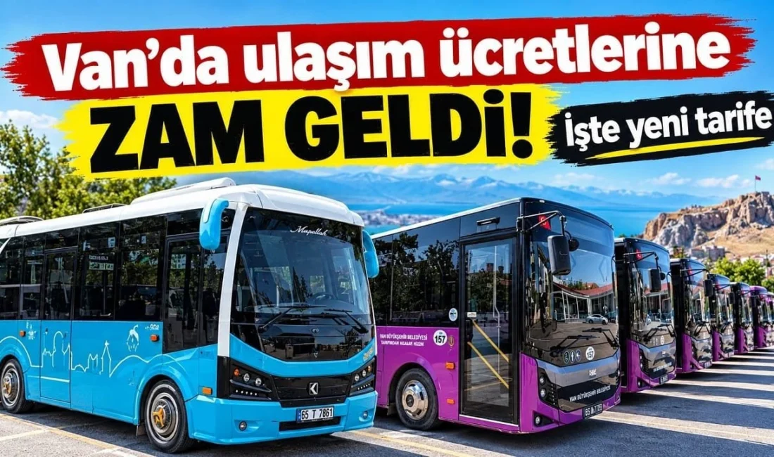 Van’da şehir içi toplu taşıma ücretleri bir kez daha artırıldı.